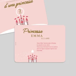 Carte Invitation Anniversaire Enfant Fille^Planet cards Un anniversaire de Princesse