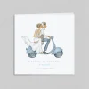 Créations En Collaboration | Faire-part Mariage Chic^Planet cards Un couple en scooter