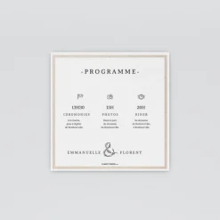 Programme De Mariage^Planet cards Un Grand Oui