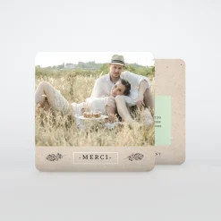 Carte Remerciement Mariage Champêtre^Planet cards Un Grand Oui