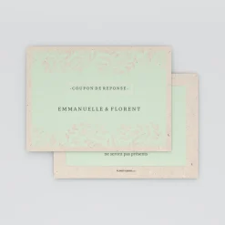 Coupon-réponse Mariage^Planet cards Un Grand Oui