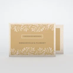 Coupon-réponse Mariage^Planet cards Un Grand Oui