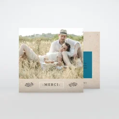 Carte Remerciement Mariage Champêtre^Planet cards Un Grand Oui