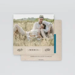 Carte Remerciement Mariage Champêtre^Planet cards Un Grand Oui