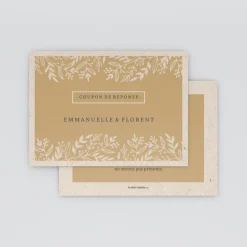 Coupon-réponse Mariage^Planet cards Un Grand Oui