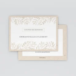 Coupon-réponse Mariage^Planet cards Un Grand Oui