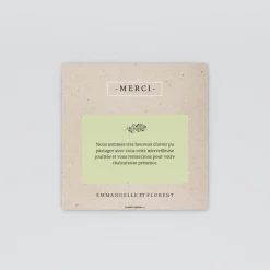 Carte Remerciement Mariage Champêtre^Planet cards Un Grand Oui