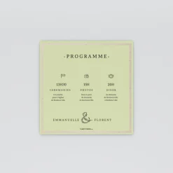Programme De Mariage^Planet cards Un Grand Oui