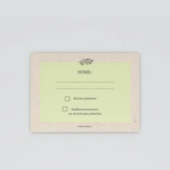 Coupon-réponse Mariage^Planet cards Un Grand Oui