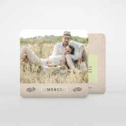 Carte Remerciement Mariage Champêtre^Planet cards Un Grand Oui