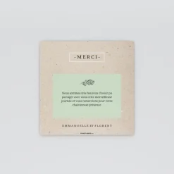Carte Remerciement Mariage Champêtre^Planet cards Un Grand Oui