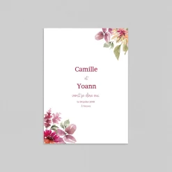 Faire-part Mariage Champêtre^Planet cards Un Mariage en Automne