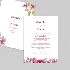 Faire-part Mariage Champêtre^Planet cards Un Mariage en Automne