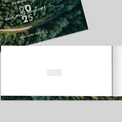 Carte De Vœux Entreprise Nature^Planet cards Un Sourire, En Route