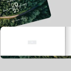 Carte De Vœux Entreprise Nature^Planet cards Un Sourire, En Route