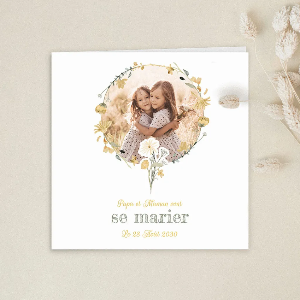 Faire-part Mariage Champêtre | Gamme Complète^Planet cards Une Famille Champêtre