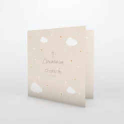 Faire-part Communion^Planet cards Une Journée En Douceur