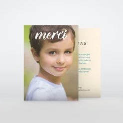 Carte Remerciement Communion^Planet cards Une Photo En Grand