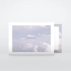 Carte Remerciement Décès^Planet cards Universel Ciel et Colombes