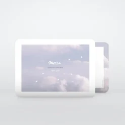 Carte Remerciement Décès^Planet cards Universel Ciel et Colombes