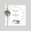Créations En Collaboration | Faire-part Mariage Original^Planet cards Van Champêtre