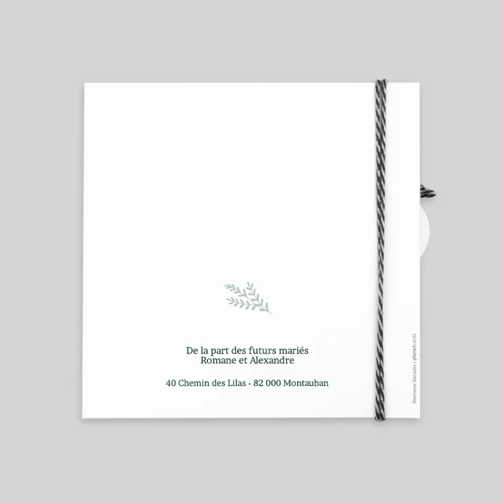 Créations En Collaboration | Faire-part Mariage Original^Planet cards Van Champêtre