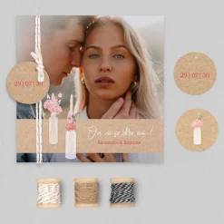 Faire-part Mariage Chic | Faire-part Mariage Bohème^Planet cards Vases