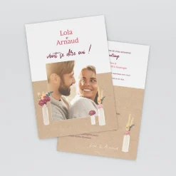 Faire-part Mariage Chic | Faire-part Mariage Bohème^Planet cards Vases