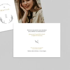 Faire-part Confirmation^Planet cards Végétal Délicat