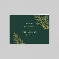 Carte De Vœux Entreprise Nature^Planet cards Végétation Festive