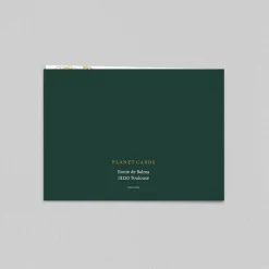 Carte De Vœux Entreprise Nature^Planet cards Végétation Festive