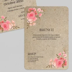 Faire-part Mariage Bohème | Gamme Complète^Planet cards Vintage champêtre