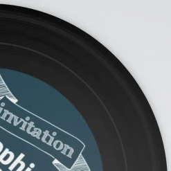 Carte D'invitation Mariage^Planet cards Vinyle rétro