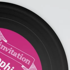 Carte D'invitation Mariage^Planet cards Vinyle rétro