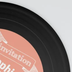 Carte D'invitation Mariage^Planet cards Vinyle rétro
