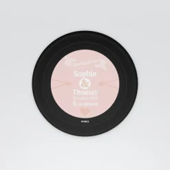 Carte D'invitation Mariage^Planet cards Vinyle rétro