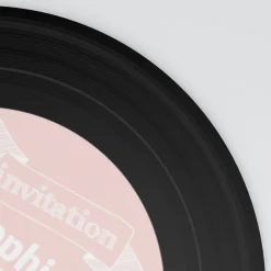 Carte D'invitation Mariage^Planet cards Vinyle rétro