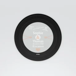 Carte D'invitation Mariage^Planet cards Vinyle rétro
