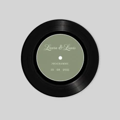 Programme De Mariage^Planet cards Vinyle Vintage