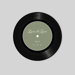 Menu De Mariage^Planet cards Vinyle vintage