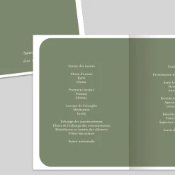 Livret De Messe Mariage^Planet cards Vinyle Vintage