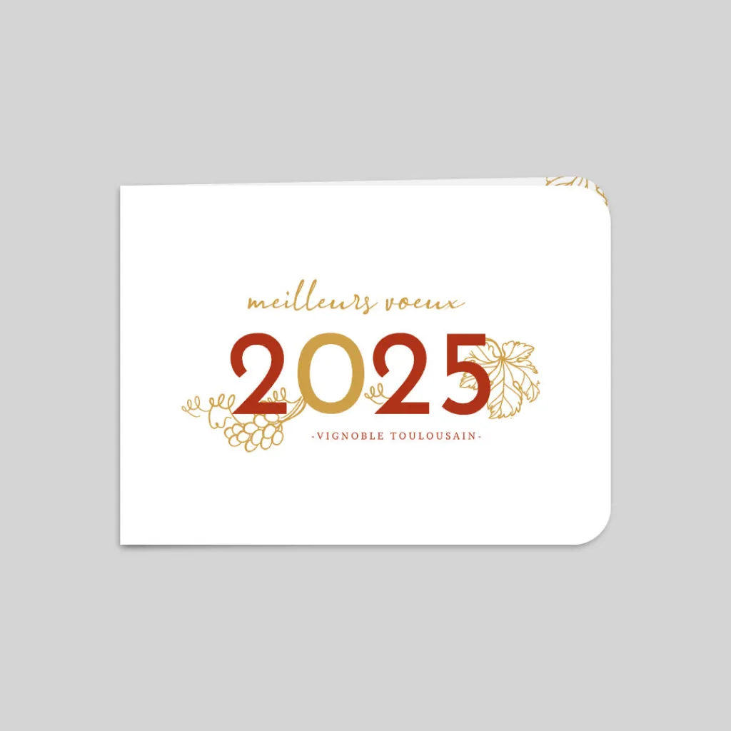 Carte De Vœux Entreprise Nature^Planet cards Voeux du Vignoble