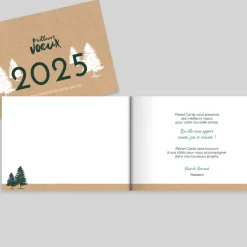 Carte De Vœux Entreprise Nature^Planet cards Voeux et Animaux de la Forêt