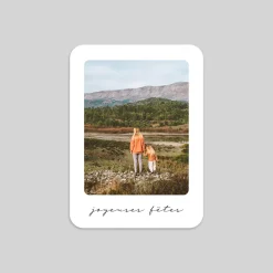 Carte De Vœux Photo^Planet cards Voeux Minimalistes
